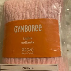 Vintage Gymboree pink tights brand new